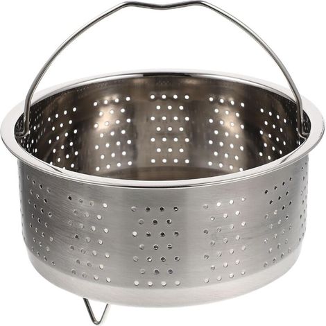 Panier vapeur en acier inoxydable pour autocuiseur et cuiseur à riz. Panier vapeur multifonction pour légumes, dim sum et cuisine (1/5)