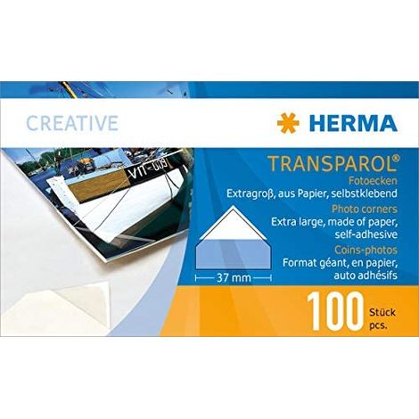 Herma 1302 Transparol Coins-Riesenfotorahmen 100 Stück Transparent