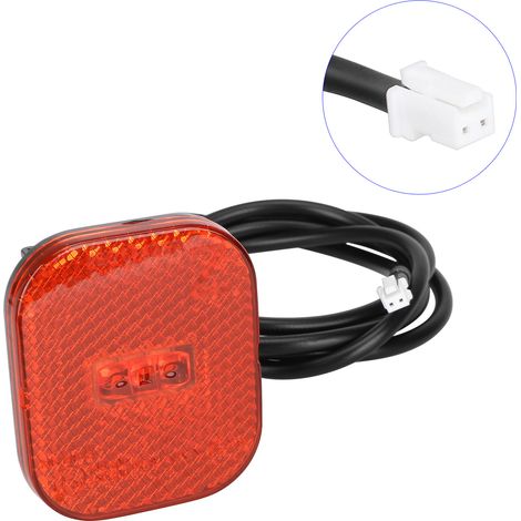 Rücklicht für Xiaomi 4Go Elektroroller, Schutzblech, Bremslicht, Blinker, rotes Rücklicht