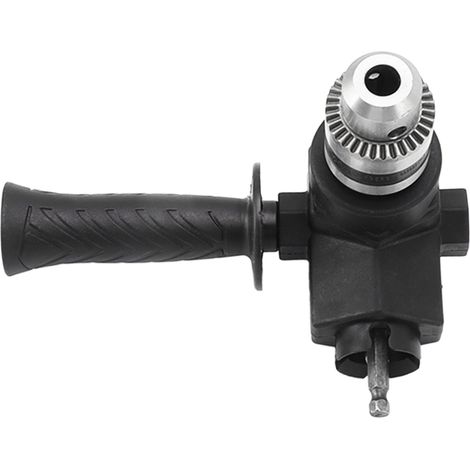 Accessoire de perçage professionnel : rallonge coudée à angle droit en acier avec roulement à billes à 90°, adaptateur. (1/5)