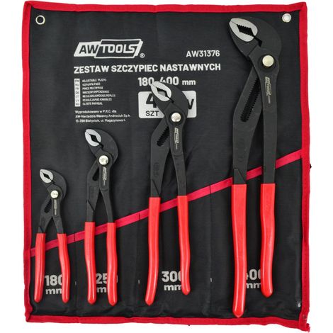 SET DI PINZE REGOLABILI AWTOOLS 4 pezzi (7/10/12/16")