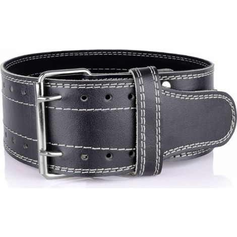 Ceinture de musculation en cuir - Ceinture de force athlétique pour le bodybuilding, l'entraînement de force et l'haltérophilie - Ceinture de musculation en cuir - pour hommes et femmes (1/5)