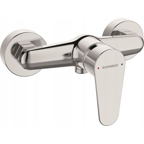 Rubinetto doccia monocomando a parete Kuchinox Fresno argento 1 pz. (1/5)