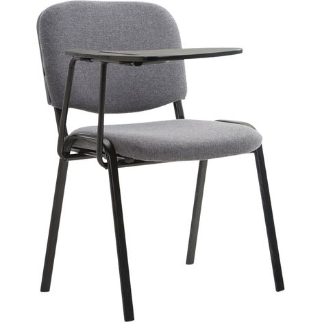 silla conferencia Ken con mesa plegable & en tela Gris (1/4)