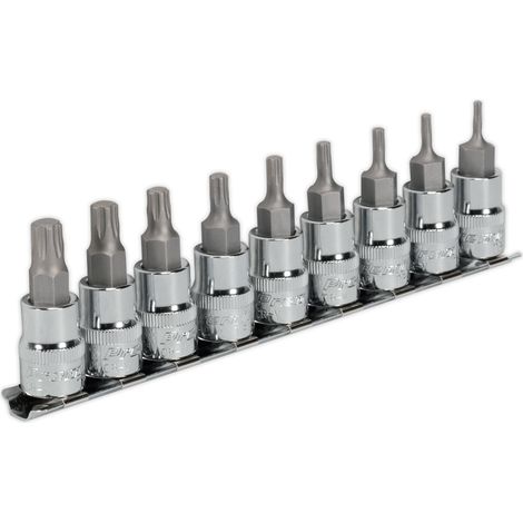Sealey Premier TRX-P Socket Bit Set 3/8""Sq Drive 9pc AK6222 (1/2)