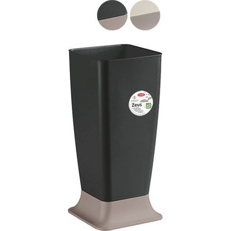 STEFANPLAST ZEUS PORTE-PARAPLUIES, BASE TAUPE, 25 X 25 X 55 CM 3825012
