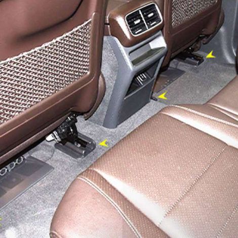 Suitable for left-hand drive Mercedes-Benz GLE GLS W167 track cover and protective cover for ages 20-24. (1/5)