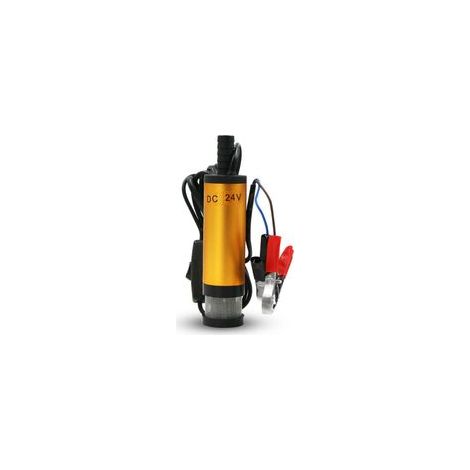 24V Pompe à Huile avec Clip, Diesel, Huile de Chauffage Pompe Submersible Eau Transfert de Carburant Allume Cigare avec Filtre Amovible pour Caravane, Bateau Marin (1/3)