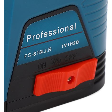 Niveau à bulle automatique haute précision d'extérieur FC-818LLR, mini niveau infrarouge rouge à 2 lignes pour la peinture, l'installation et les petits travaux d'intérieur. (1/5)