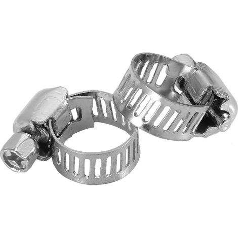 50 Schlauchschellen aus Edelstahl, Kraftstoffschlauchschellen (10-16 mm) (1/5)