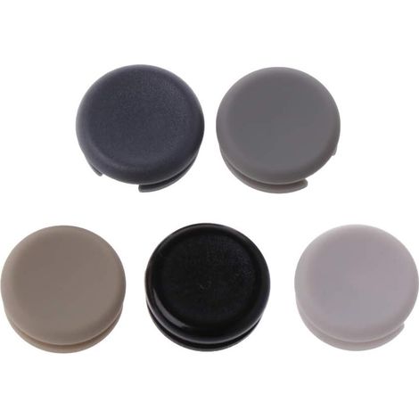 Set di 5 cappucci per joystick di ricambio per controller analogici 3D, copri pulsanti in plastica per controller 3D New 3DS, 3DSLL, 3DS XL (1/5)