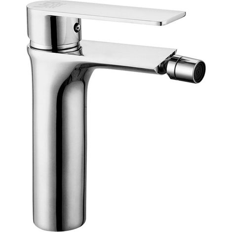 Rubinetto bidet monocomando serie Kizu in colore cromato