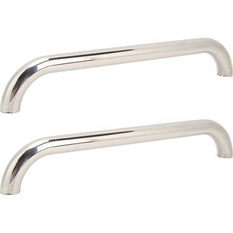 Lot de 2 barres d'appui de salle de bain en acier inoxydable de 40 cm, haute capacité de charge, faciles à installer, largement utilisées comme barre de douche pour les personnes âgées ou les seniors. (1/5)