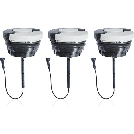 Lot de 3 Bouchons Réservoir Essence pour Scies STIHL MS171 à MS460, Kit Complet Tronçonneuse (1/5)