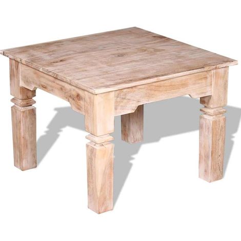 Maison Exclusive - Couchtisch Akazienholz 60x60x45 cm (1/5)