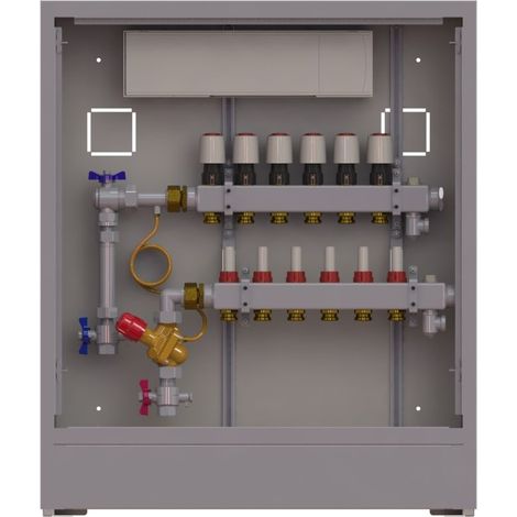 Station UnoFloor Comfort 6L 6 HK, links mit AB-PM-Set, 230V (1/2)