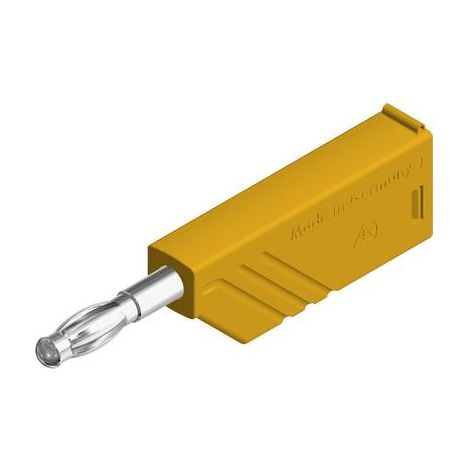 Fiche banane mâle Ø de la broche: 4 mm Hirschmann Test & Measurement LAS N WS 934100103 jaune 1 pc(s) (1/3)