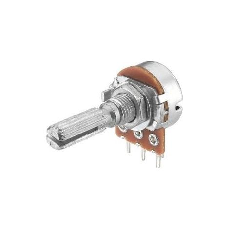 POTENTIOMETER 100K Logarithmisch Logarithmisch Kurze Achse Stranggepresstes Metall
