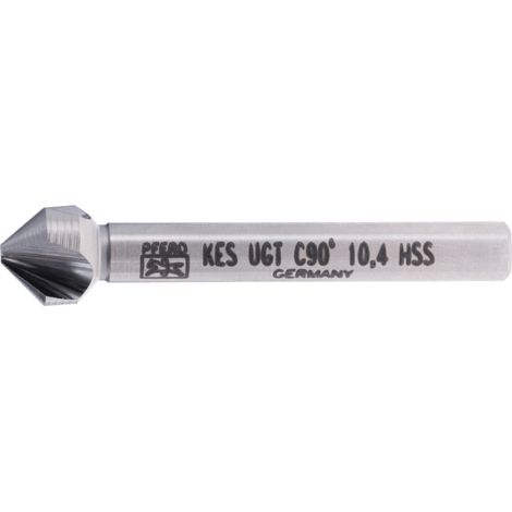 PFERD HSS Kegel-und Entgratsenker UGT 90° Ø 10,4 mm Schaft-Ø 6 mm DIN 335 C mit Ungleichteilung (1/4)