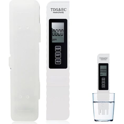 Stylo de test de qualité de l'eau – un instrument de mesure TDS/EC et température (°C/°F) adapté aux piscines. (1/5)