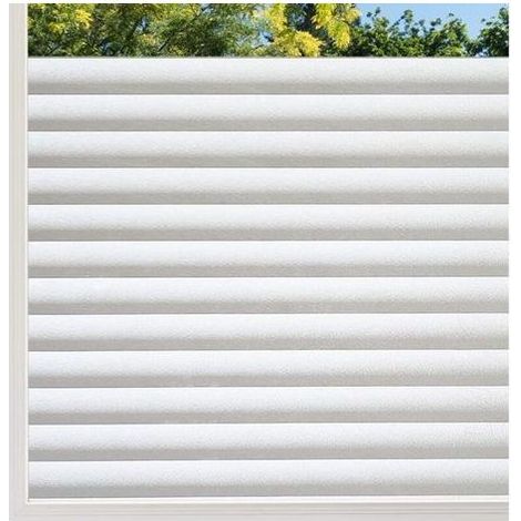 Statisch getönte Fensterfolie - Dekorativ für Büro und Zuhause 90x200 cm, Rauchschwarz - (1/5)