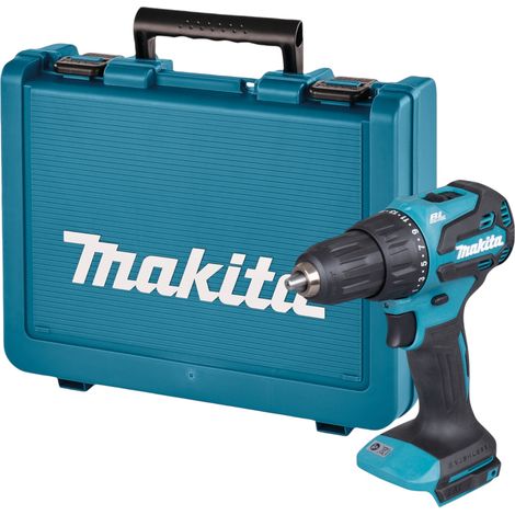 Taladro atornillador de percusión a batería Makita DHP 490 ZE de 18 V, 65 Nm, sin escobillas + maletín - sin batería, sin cargador (1/5)