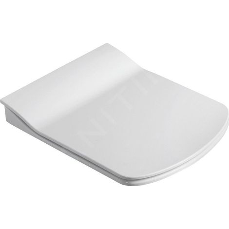 GLANC SLIM Abattant WC à fermeture douce, blanc (1/5)
