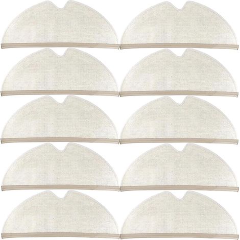 Lot de 10 lingettes nettoyantes pour Xiaomi Roborock S5 Max, S6 Pure, S6 Maxv, S5, S51, S50, S55, E25 et E35 (1/5)