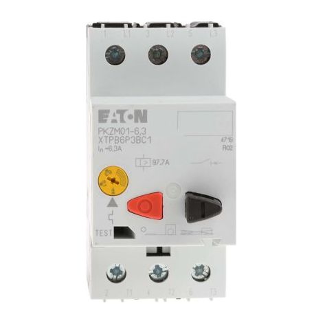 Eaton PKZM01-6,3 Disjoncteur moteur 6,3A noir blanc (1/6)
