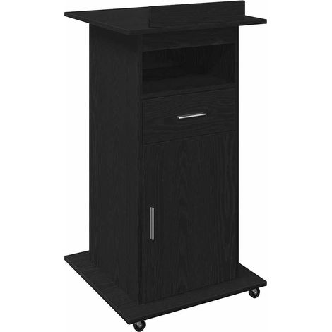 Maison Exclusive - Podio Roble Negro 55 x 55 x 107 cm Madera de i