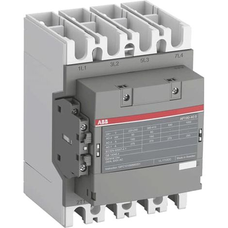 Contacteur ABB 4-pôles 275A 100-250V a.c./d.c AF190401113