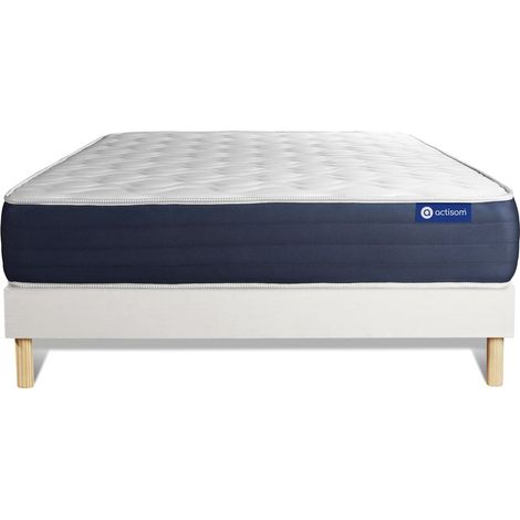 Ensemble Matelas Sommier 120x190 cm - Actiflex Sleep (1/5)