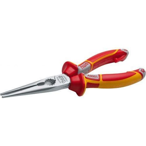 NWS 140-49VDE-205 ALICATE BOCA SEMIREDONDA RECTA SERIE 49 VDE LARGO 205 MM