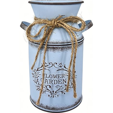 Vases à fleurs en boîte de lait Antique, décors de ferme,-T39 (1/2)