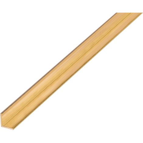 ALBERTS Winkelprofil, gleichsch., Messing, LxBxHxS 1000 x 6 x 6 x 0,8 mm (1/3)