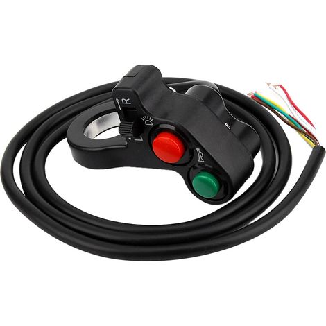 Interrupteur combiné 3-en-1 clignotants avertisseur phares pour moto scooter tricycle électrique (1/5)