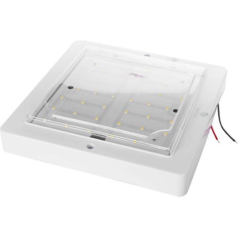 Plafonnier LED intérieur 9W 12V pour voiture/camping-car, lumière chaude - FFY (1/4)
