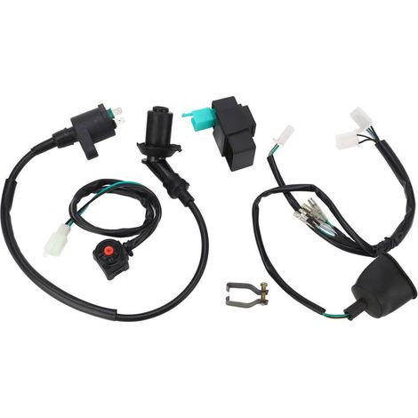 Ignition coil CDI wiring harness with kill switch, fast and flexible response, suitable for 50cc to 160cc Pit Dirt Bikes (1/5)