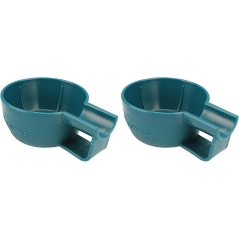 2pièces Bol à Raser Plastique Bol à Mousse Profond Pour Récipient à De Rasage Avec Confortable Parfait Pour Rasage Humide Salons