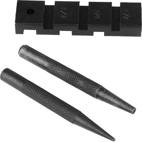 Ensemble d'outils de réparation et d'assemblage de chaînes de tronçonneuse professionnelles, comprenant un poinçon de poche et un outil de démontage. (1/5)