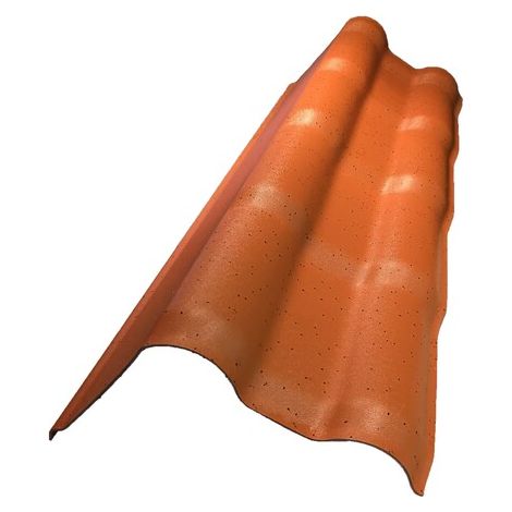 PVC Dachrandprofil links 94x37,5cm - Antik