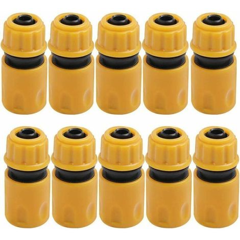 10pcs embout de tuyau d'arrosage, connecteur de tuyau d'arrosage, connecteurs de tuyau rapide de jardin en plastique, connecteur de tuyau d'arrosage, embout de tuyau, connecteur de tuyau (1/5)