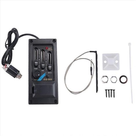 EQ-505 Micro de selle pour guitare, égaliseur 3 bandes, préampli pour guitare acoustique gaucher, égaliseur P (1/5)