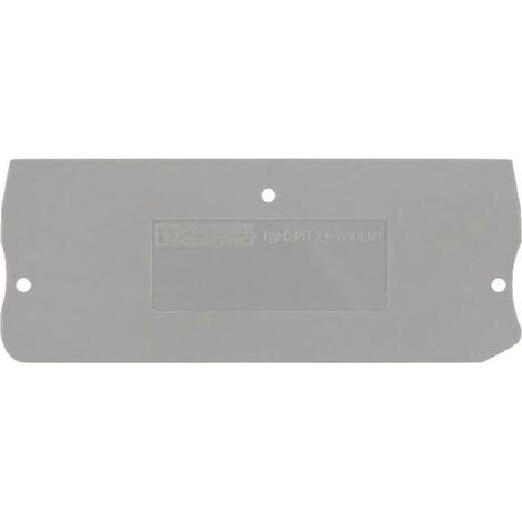 Placa final PIT 2,5 TWIN-MT PHOENIX CONTACT DPIT25TWINMT