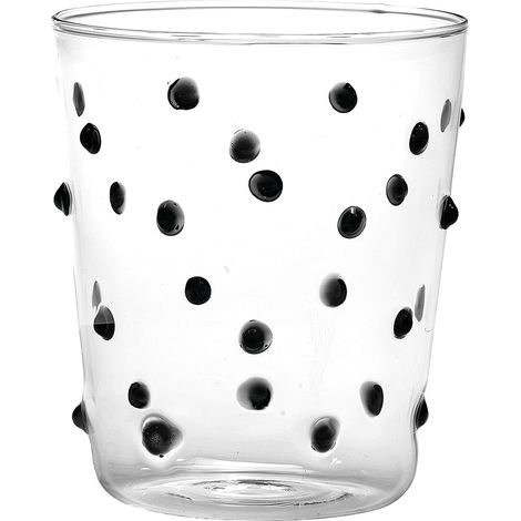 Bicchiere Zafferano Party Tumbler Nero 45 Cl Set 6 pezzi In Vetro (1/2)
