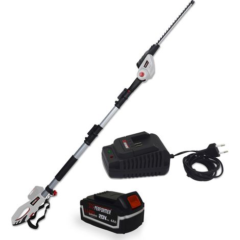 Scie à Ebrancher Taille Haies sur perche 20V - Xperformer XP2PSTH20LI - Outil portatif - Batterie 4 Ah + chargeur inclus (1/4)