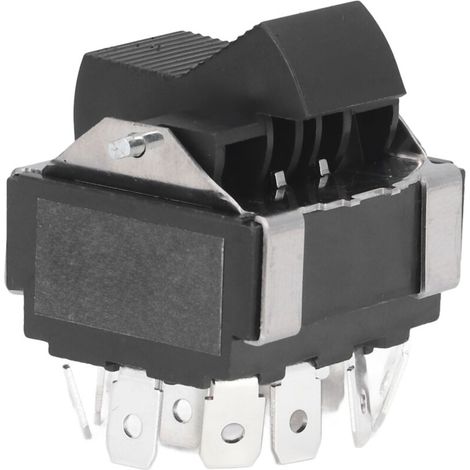 Interrupteur à bascule contrôle de puissance de transfert à bascule 12 broches 25A 125-250V pour équipement de machine (1/5)