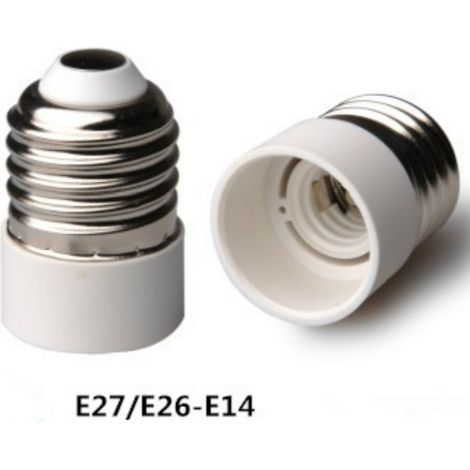 Fournir des douilles/supports de lampe adaptateurs E27 vers E14 avec une base à vis large vers une base à vis petite, fabriqués en matériau PBT ignifugé et respectueux de l'environnement.