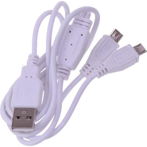 Câble Double USB Micro USB vers USB - Charge Rapide pour Smartphone - 1 Mètre (1/4)