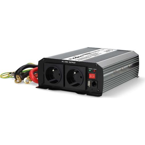 Nedis 5412810449149 Convertitore di tensione in alluminio 1000W